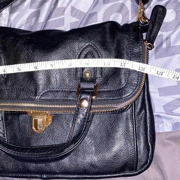 Jeanne Lottie Black leather  crossbody bag - Picture 7 of 16